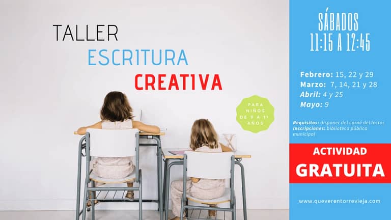 Taller escritura creativa para niños | Gratuita